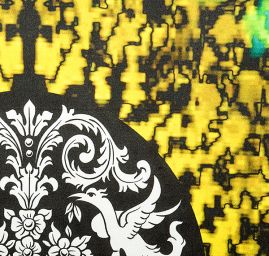 Atlas vzor královský medailon/mandala