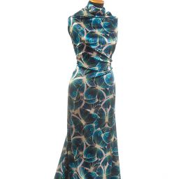 Atlas motiv motýl modrý