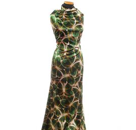 Atlas motiv motýl zelený