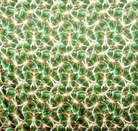 Atlas motiv motýl zelený