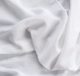 Bavlněný mušelín dvojitá gázovina bílý