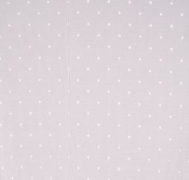 Vyšívaná látka madiera drobné květy bílá