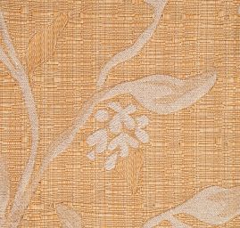 Dekorační látka Buret Plain Flowers hocha