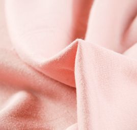 Úplet pletenina bavlna pastel starorůžová