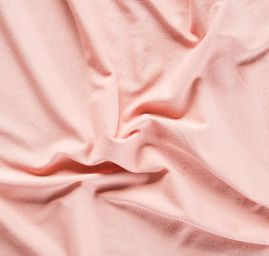 Úplet pletenina bavlna pastel starorůžová