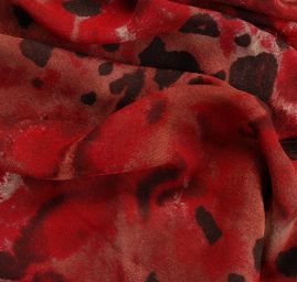 Bavlna organtýn přírodní vínová zvířecí motiv