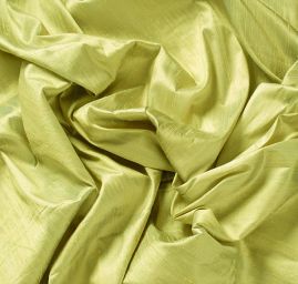 Šantung jednobarevný světle zelený