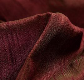 Šantung jednobarevný tmavě vínový