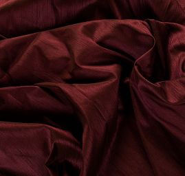 Šantung jednobarevný tmavě vínový