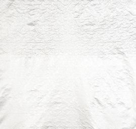 Brokát květinový motiv stříbrný