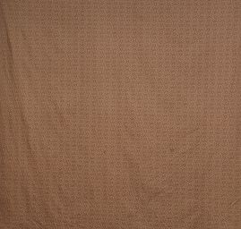 Bavlněná košilová látka hnědá drobné květy