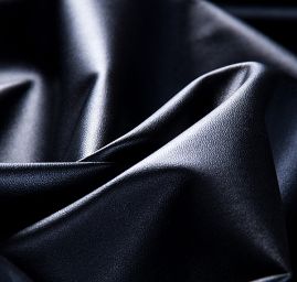 Imitace kůže černá matná