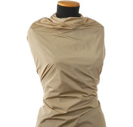 Taft žakár puntíky béžový