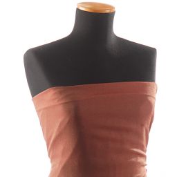 Lamé šatová látka zlatovínová