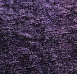 Lamé šatová látka kreš fialová