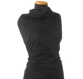 Taft hladký černý