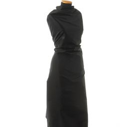 Satén duchesse/dišes černý