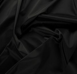 Satén duchesse/dišes černý