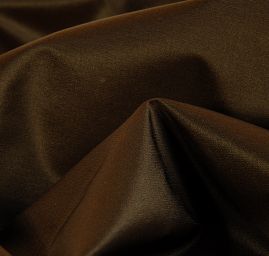 Taft hladký hnědobéžový