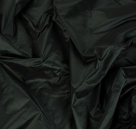 Taft hladký tyrkysovočerná