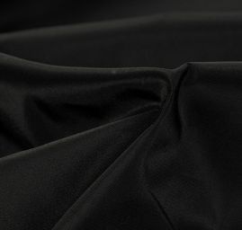 Taft hladký černý