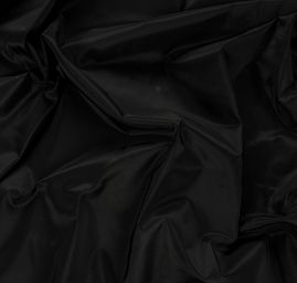 Taft hladký černý