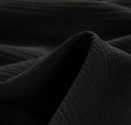 Bavlněný etamín kreš černý