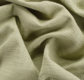 Bavlněná látka s plastickou strukturou pastel zelená