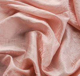 Lamé šatová látka kreš růžová
