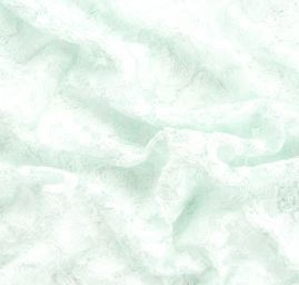 Jemná krajka vzor květy v barvě mint