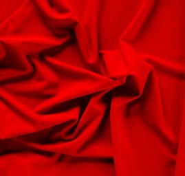 Úplet žoržet jemný tmavě červený