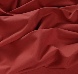 Pružná látka bavlna směs matná cihlově červená