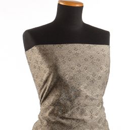 Žakárová tkanina Art Fabrics Medailon béžovozlatý