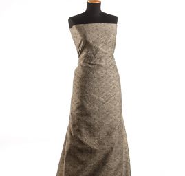 Žakárová tkanina Art Fabrics Medailon béžovozlatý