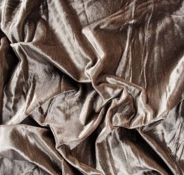 Samet pružný  ocelově šedý