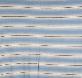 Úplet pletenina bavlna proužky modrá bílá