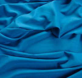 Len pružný viskoza směs tyrkysový