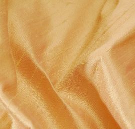 Šantung jednobarevný zlatorůžový šanžán