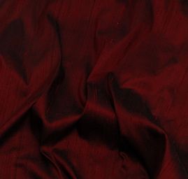 Šantung jednobarevný vínovočerný