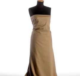 Bavlněná pružná látka khaki 