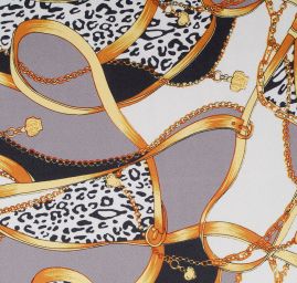 Mikado tkanina movti řetízků, pásků a přívěsků