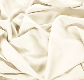 Kostýmová látka žoržet slonová kost