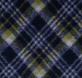 Efektní vlněná látka geometrický motiv zelená