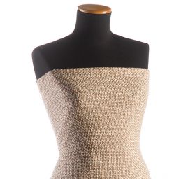 Kostýmová látka imitace ručně tkané nopky