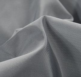 Taft hladký jednobarevný šedý