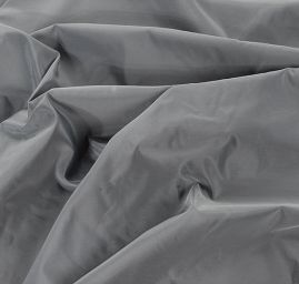 Taft hladký jednobarevný šedý