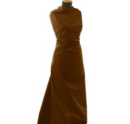 Taft  jednobarevný zlatohnědý