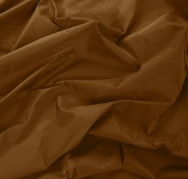 Taft  jednobarevný zlatohnědý