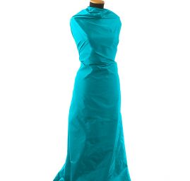 Taft jednobarevný světle modrý