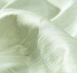 Šantung jednobarevný pastel světle zelený